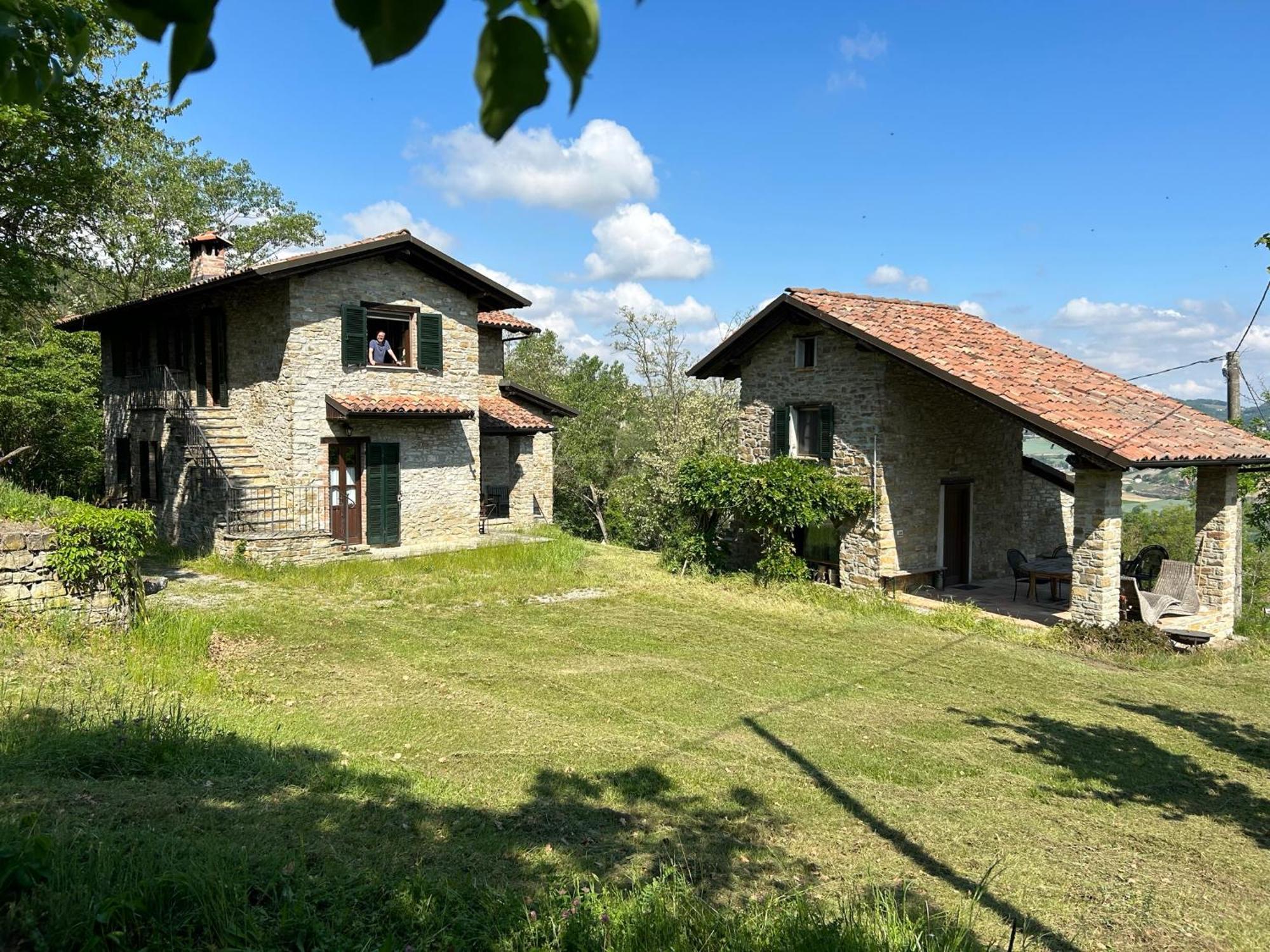Vakantiehuis Casa Dolce Vista Monastero Bormida Exterior foto